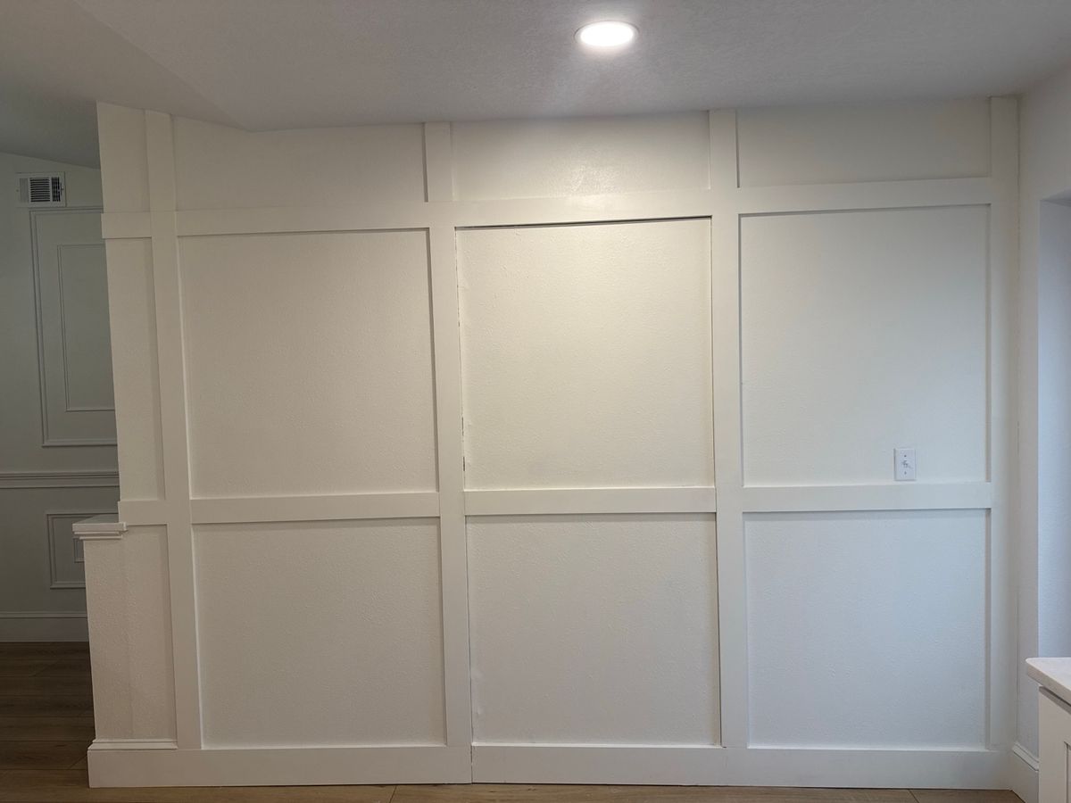 Hidden pantry in the actual renovated home